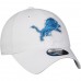 Men's Detroit Lions New Era White Core Classic 9TWENTY Adjustable Hat 2934437